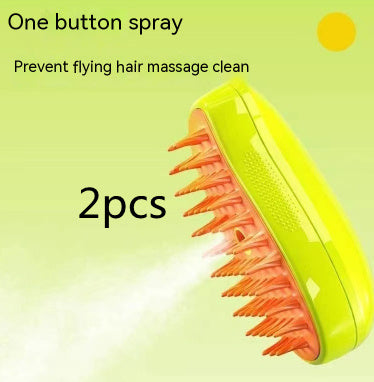 3 in 1 Cat Comb with Steam Spray for Grooming and Hair Removal