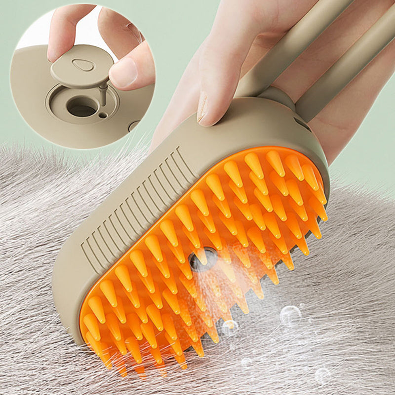 Grooming Cat Brush 3-in-1 Spray Hair Removal and Massage Comb