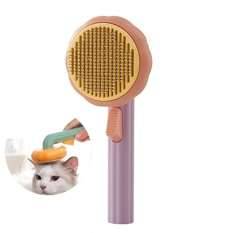 Pumpkin Cat Hair Brush