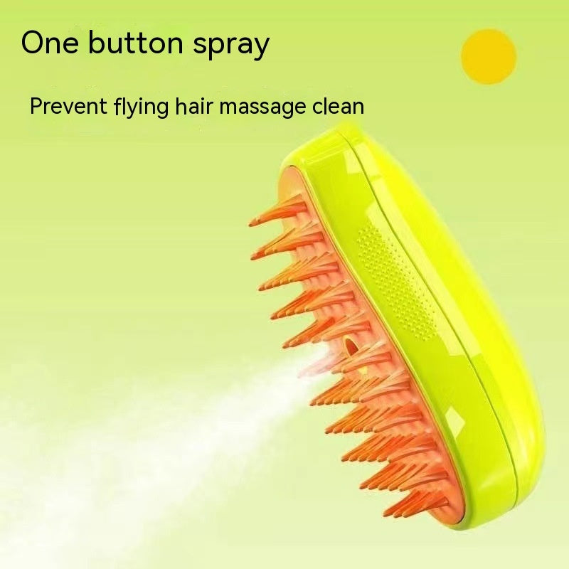 3 in 1 Cat Comb with Steam Spray for Grooming and Hair Removal