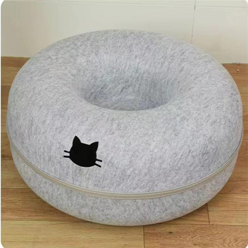 Pet Bed Comfortable Round Cat Tunnel