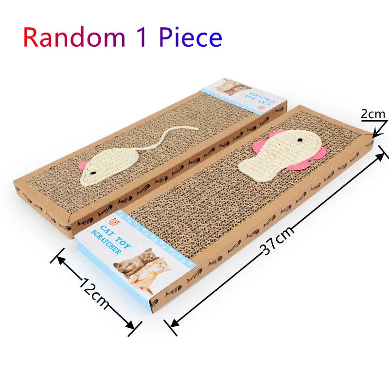 37*12cm Cat Scratching Board Mat Scraper Claw Paw Toys For Cat Scratcher Equipment Kitten Product Abreaction Furniture Protector