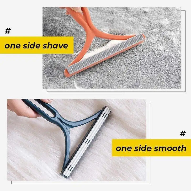 Pet Hair Lint Remover Silicone Double Sided Tool for Cleaning Sofa Clothes Sweater and Fabric