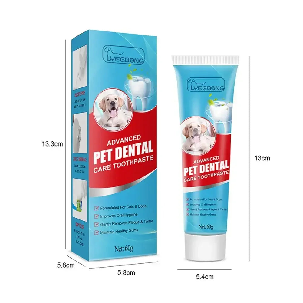 Pet Toothpaste Cat Dog Fresh Breath Toothpaste Dog Edible Cleaning Oral Plaque Tartar Pet Toothpaste Care Products Deod R6E6