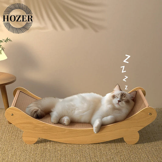 Large Cat Scratching Pads Cat Scratch Board Detachable Wear-resistant Multifuction Cats Sleeping Bed Kitten Grinding Cat Toys