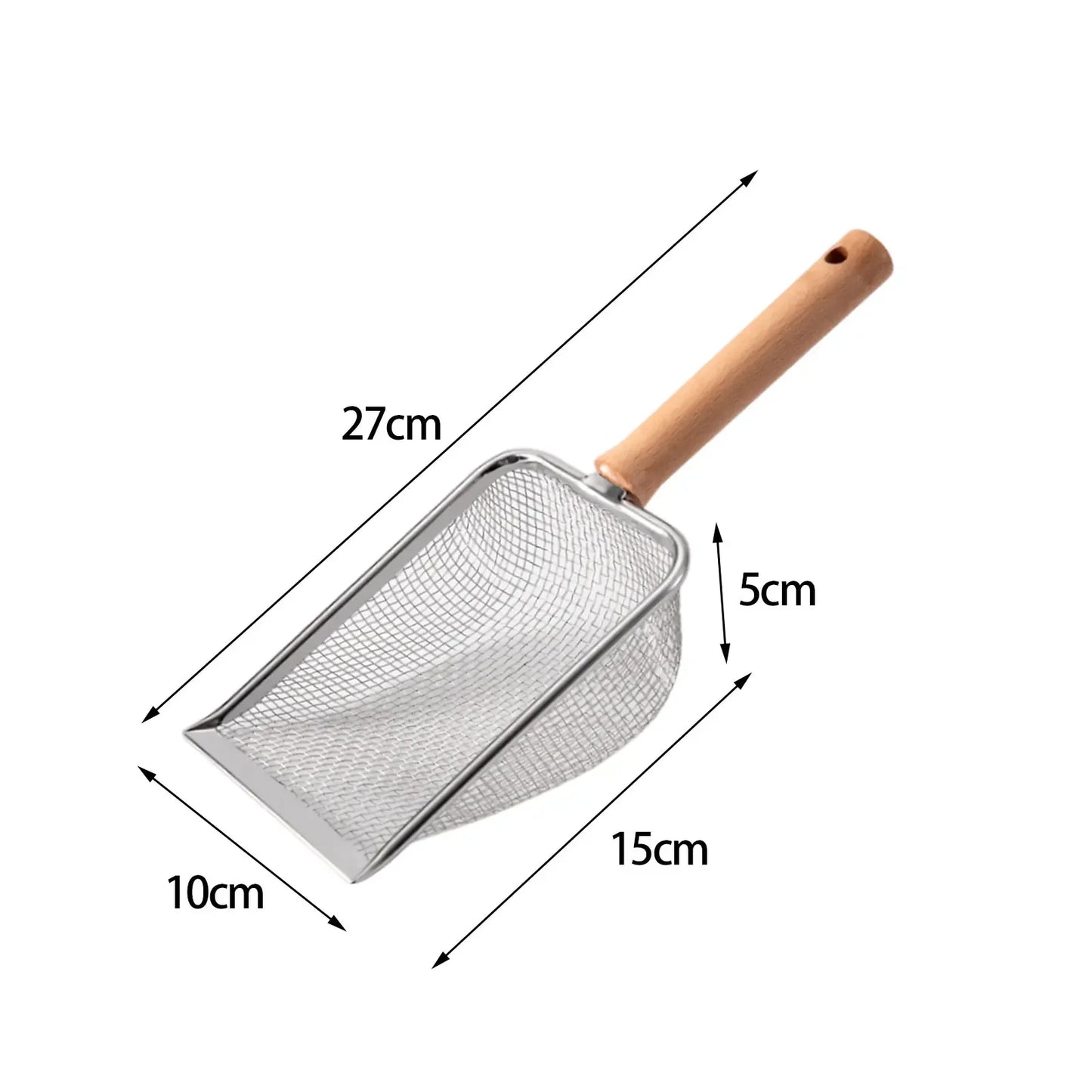 Pet Cleaning Tool Metal Aluminum Alloy Waste Instant Cleaning Tool Stainless Steel Durable Handle Pet Poop Shovel Cat Scoop