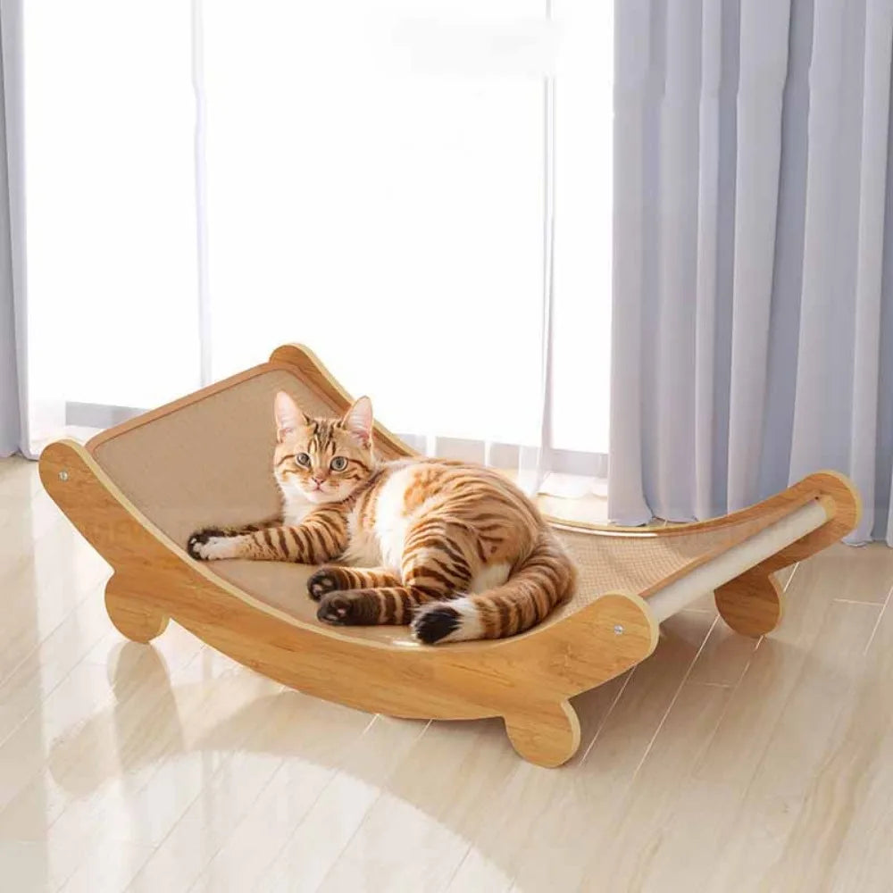 Large Cat Scratching Pads Cat Scratch Board Detachable Wear-resistant Multifuction Cats Sleeping Bed Kitten Grinding Cat Toys