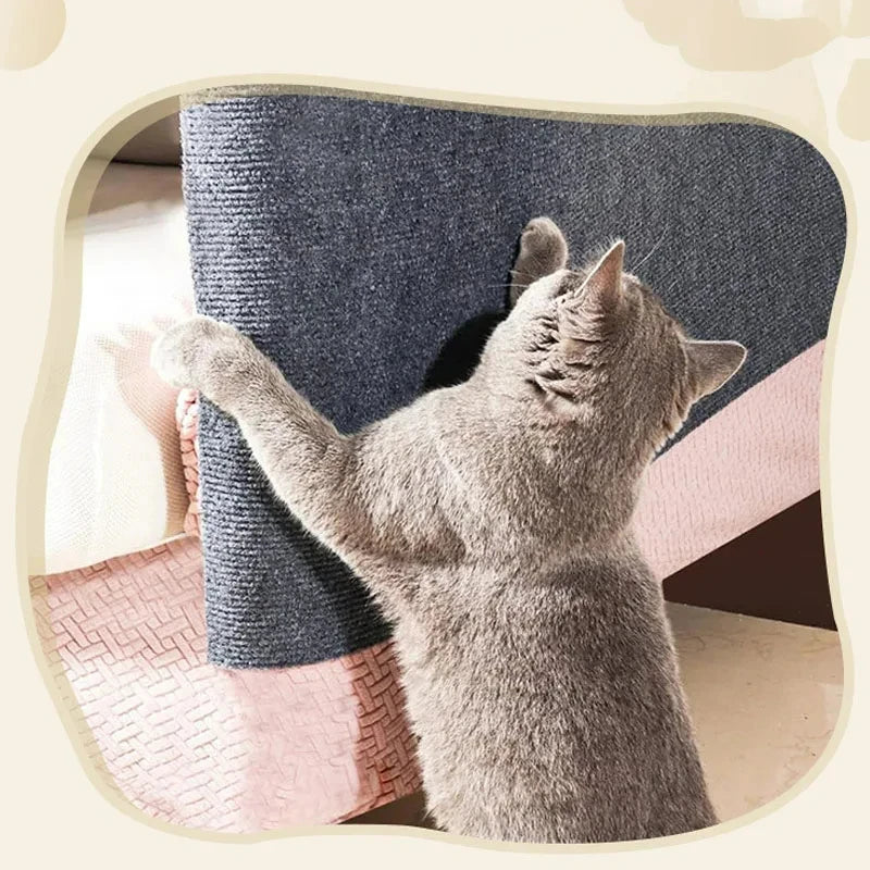 Anti Cat Scratch Sofa Cat Crawling Mat Grinding Climbing Frame Sofa Protection Self-adhesive Carpet Cats Scratch Board Cats Toys