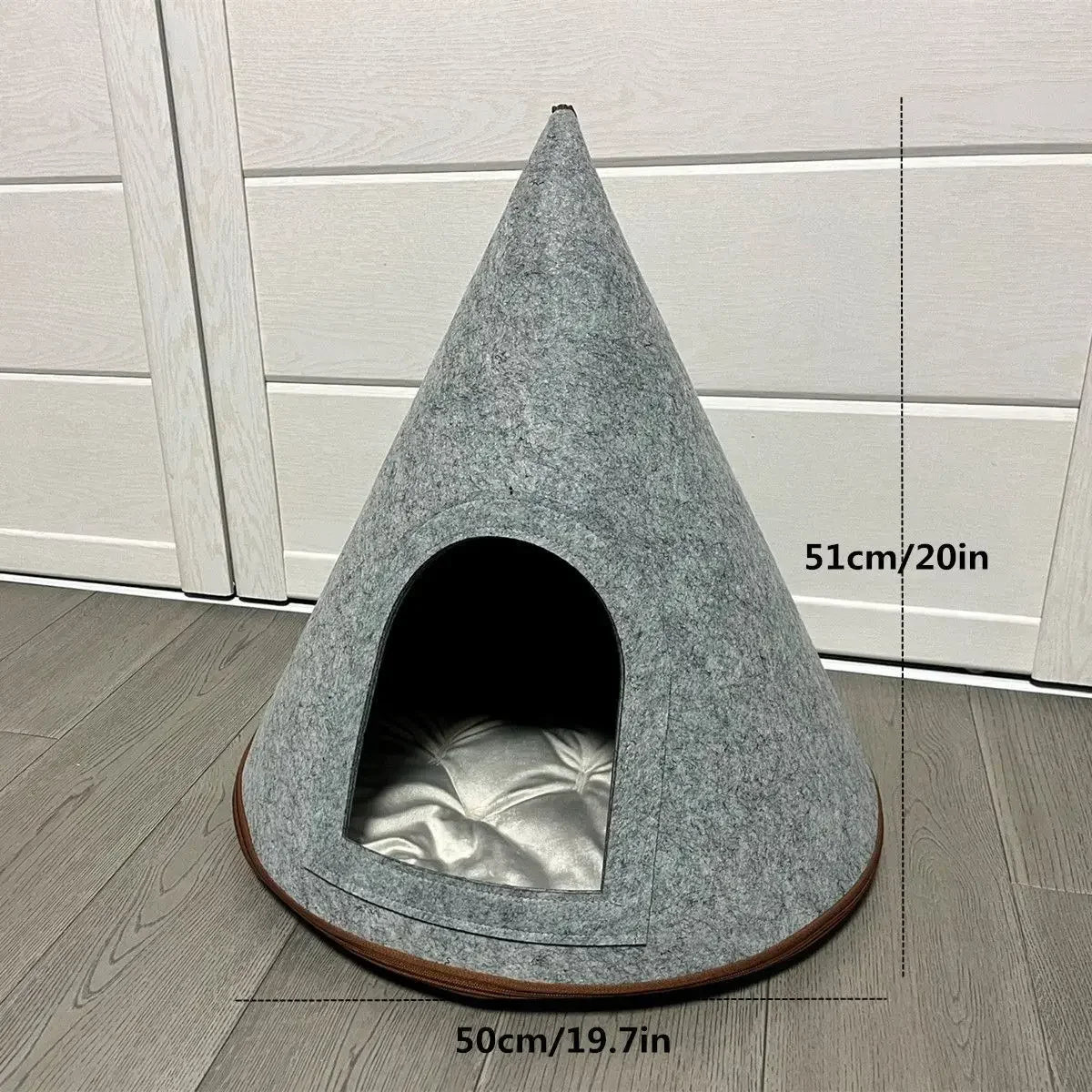 DIY Christmas Tree Cat Nest Homemade Cathouse Star Elk Material Package Winter Warmth Closed Security Cat Bed Weave Pet Tent