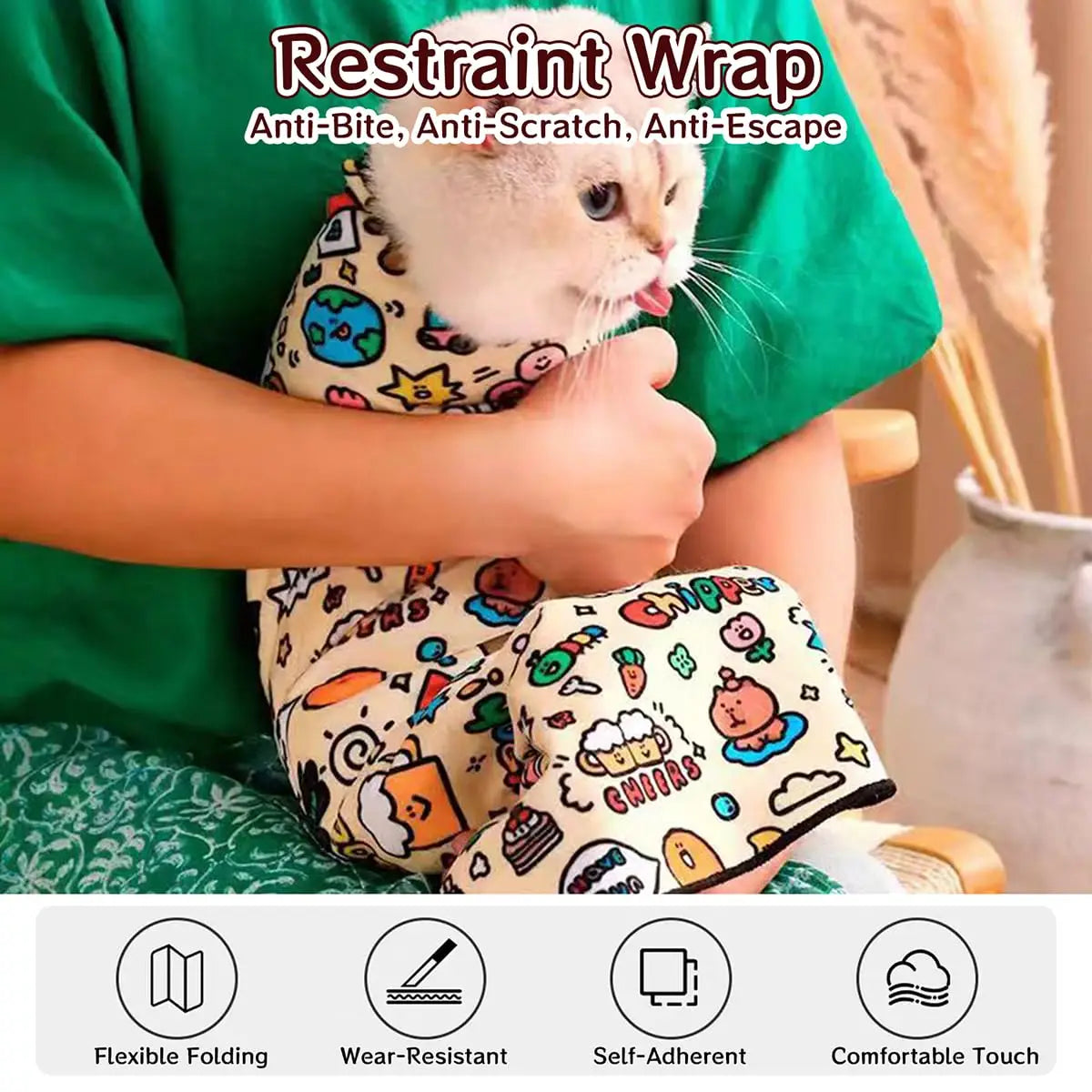 Cat Grooming Fixed Cloth