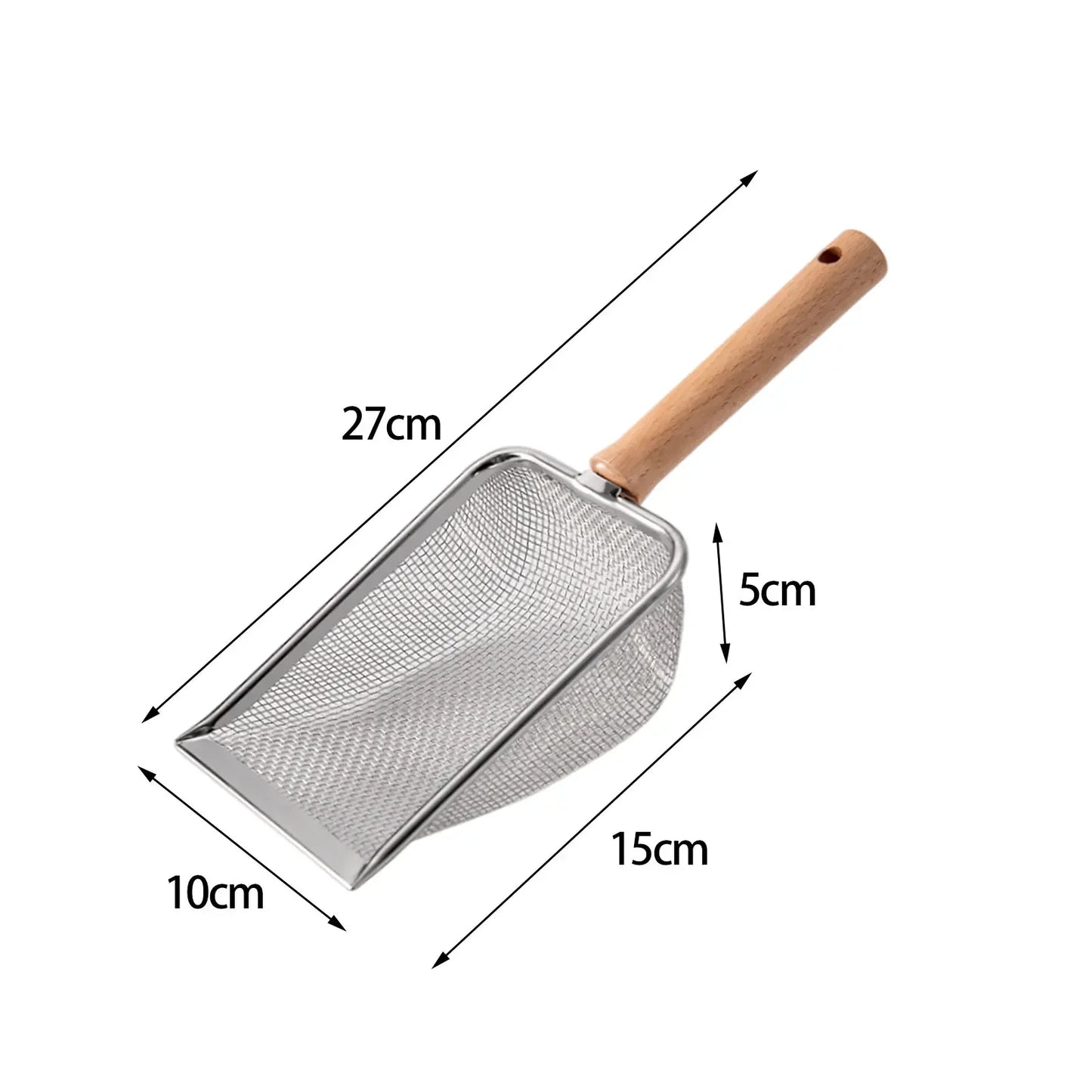 Pet Cleaning Tool Metal Aluminum Alloy Waste Instant Cleaning Tool Stainless Steel Durable Handle Pet Poop Shovel Cat Scoop